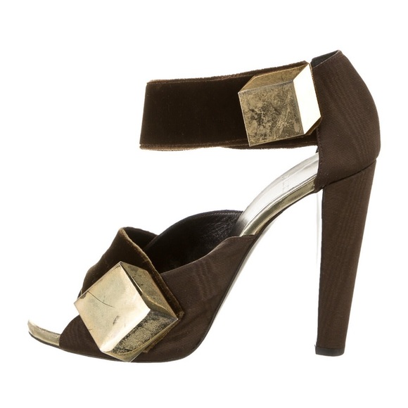 ❌❌❌SOLD❌❌ Brown Pierre Hardy Sandals SZ 9 🔥🔥🔥 - Picture 12 of 16